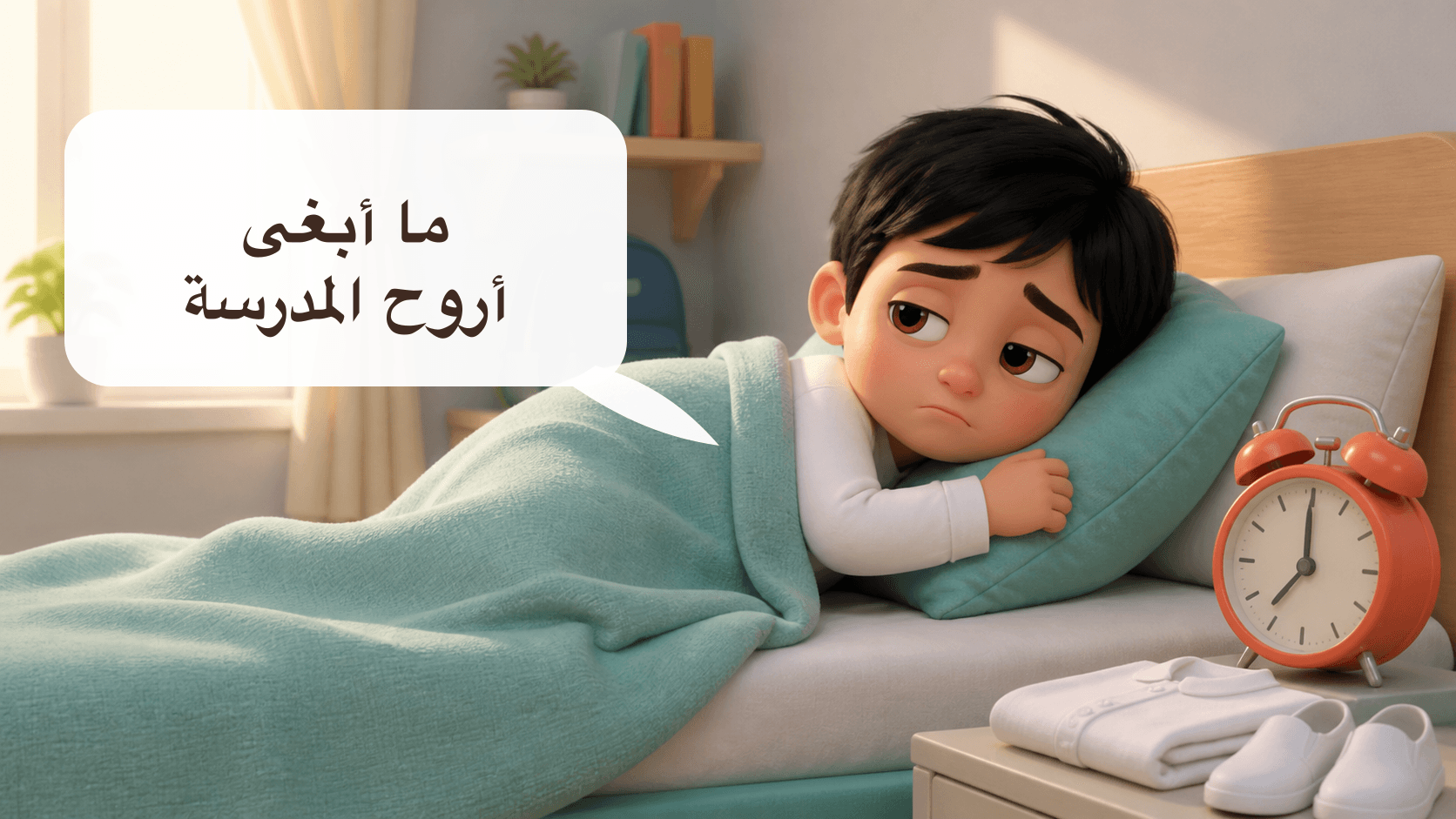 رفض الذهاب من أساسه — «ما أبغى أروح المدرسة»